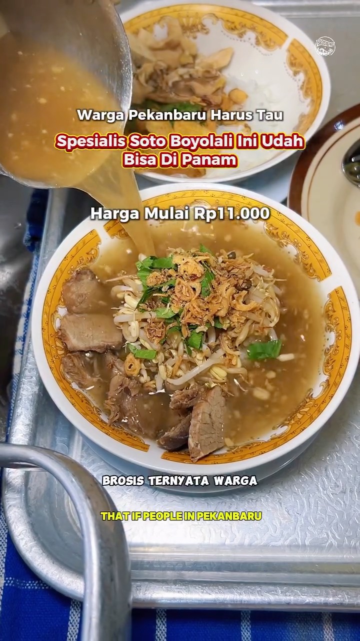Nikmati Soto Boyolali Asli di Pekanbaru