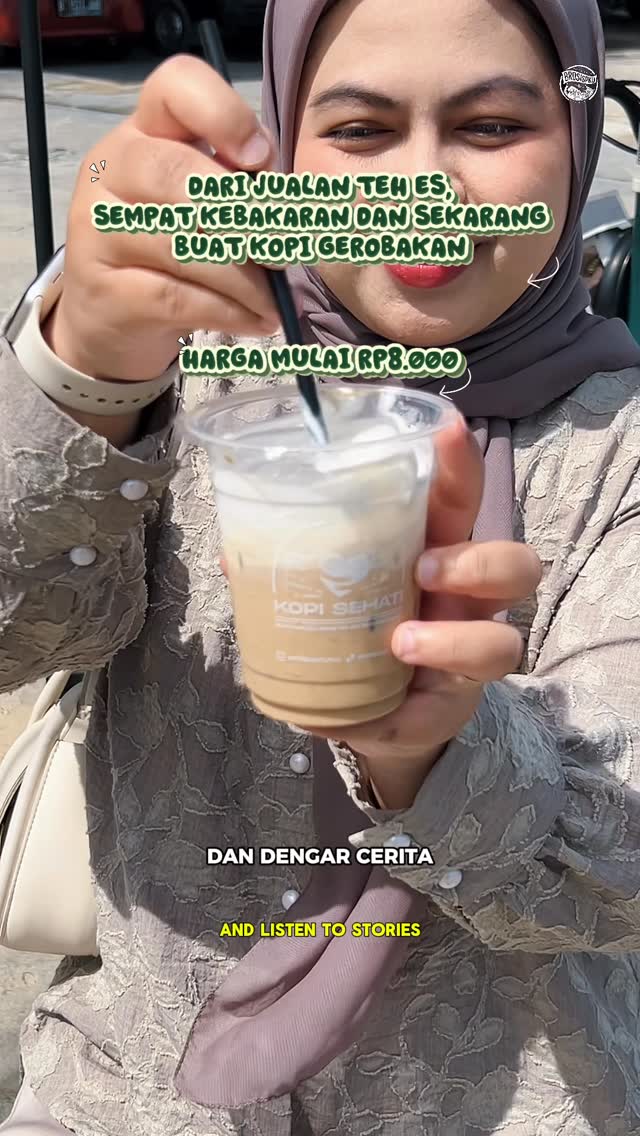 ペカンバルのユニークコーヒーカート