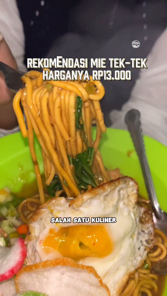 Nikmati Mie Tek-Tek Legendaris di Pekanbaru