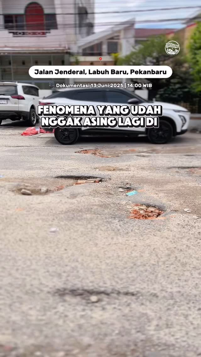 Current Condition of Jalan Jenderal in Pekanbaru