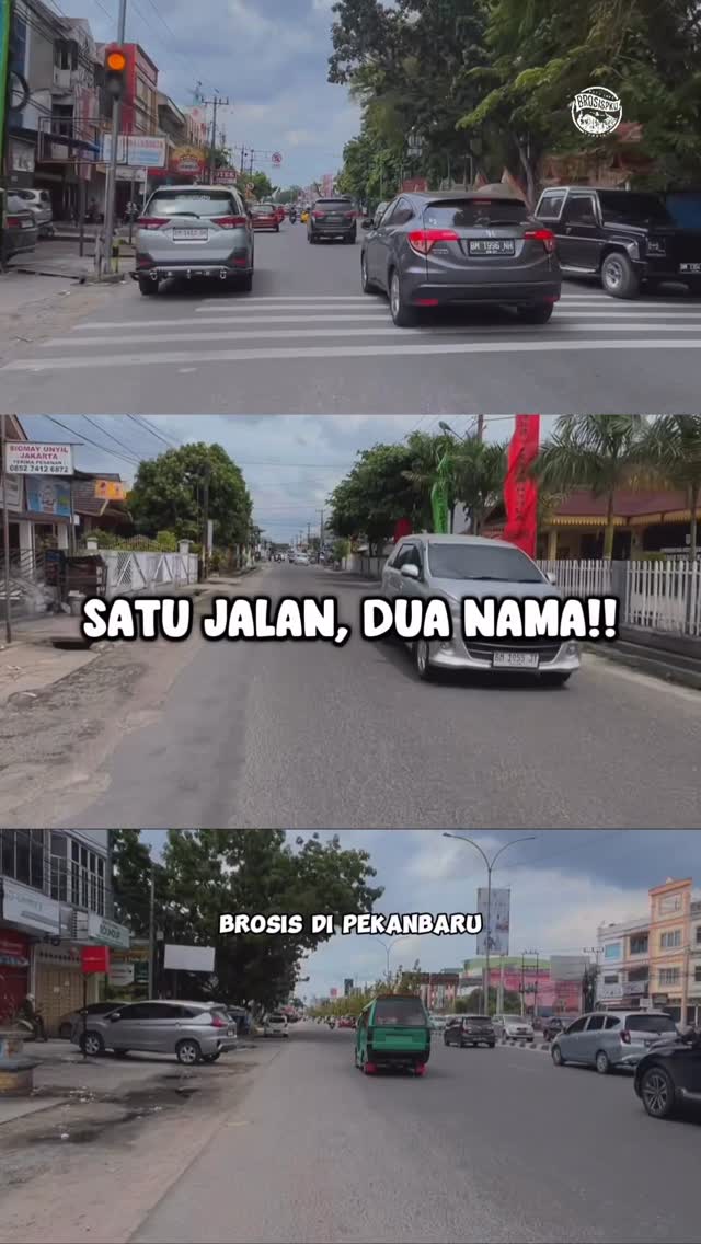 Jalan di Pekanbaru dengan Dua Nama