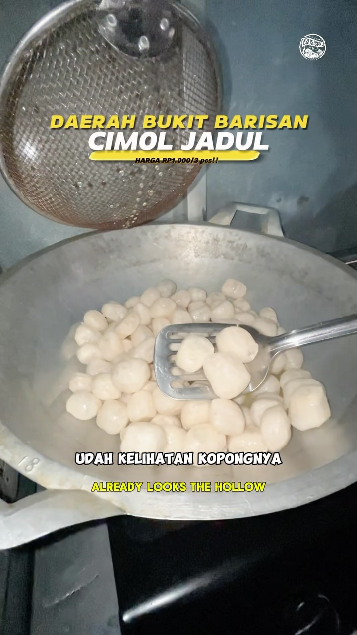 北干巴鲁的酥脆空心传统Cimol