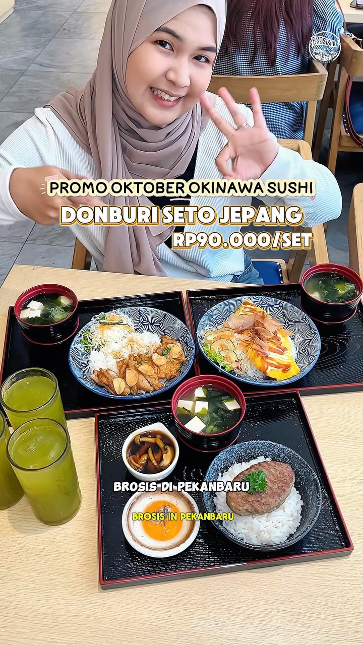 Promo Donburi Seto Okinawa Sushi di Pekanbaru