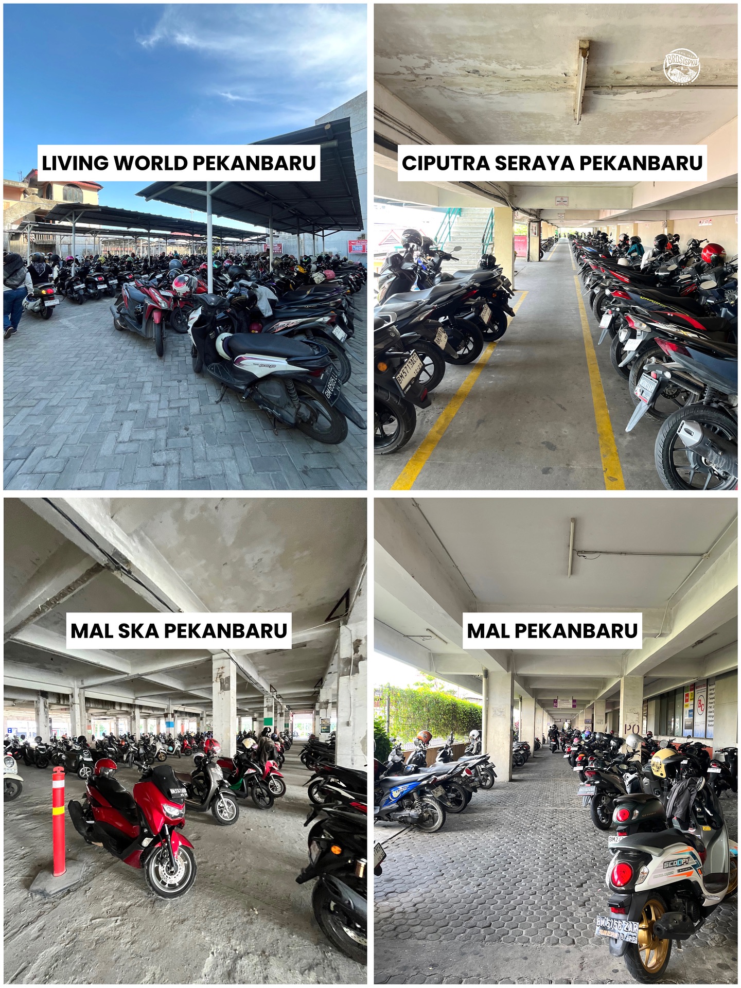 Panduan Parkir Motor di Mall Pekanbaru