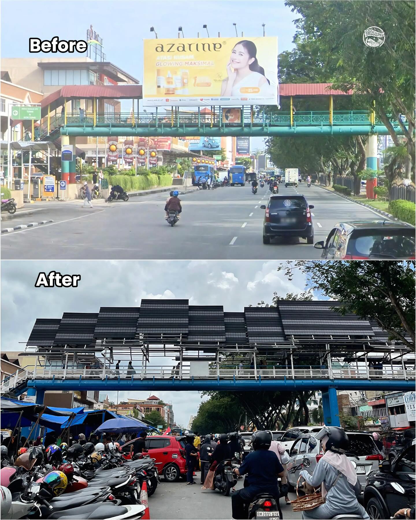 BroSis, akhirnya tampilan baru JPO Jalan Jenderal Sudirman tepatnya di depan Sukaramai Trade Center sudah terlihat perubahannya😍✨

Tampilannya lebih mewah dan aesthetic✨

Gimana tanggapan BroSis? Coba komen ya!🙌🏻

📍JPO depan Sukaramai Trade Center, Jalan Jenderal Sudirman
_
🌐 Butuh rekomendasi di Pekanbaru? Cek website www.brosispku.com

#BroSisPKUContentNanda #BroSisPKU #pku #pekanbaru #SeputarPKU