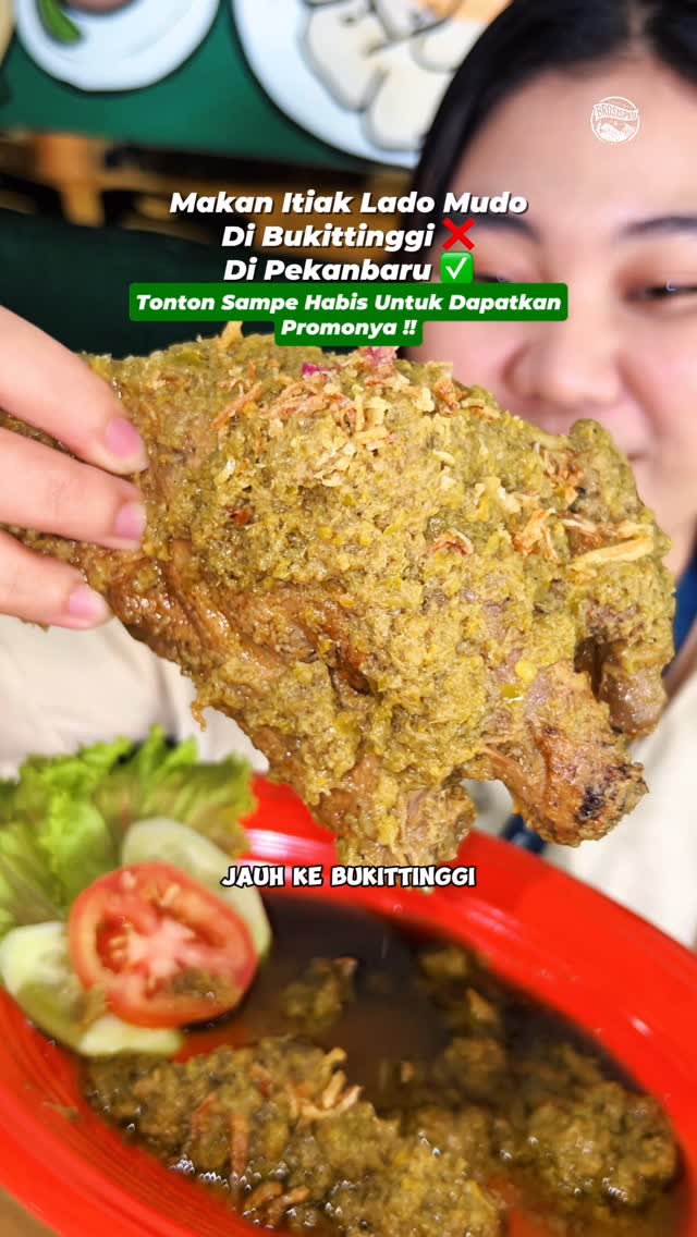 Kuliner Itiak Lado Mudo di Pekanbaru