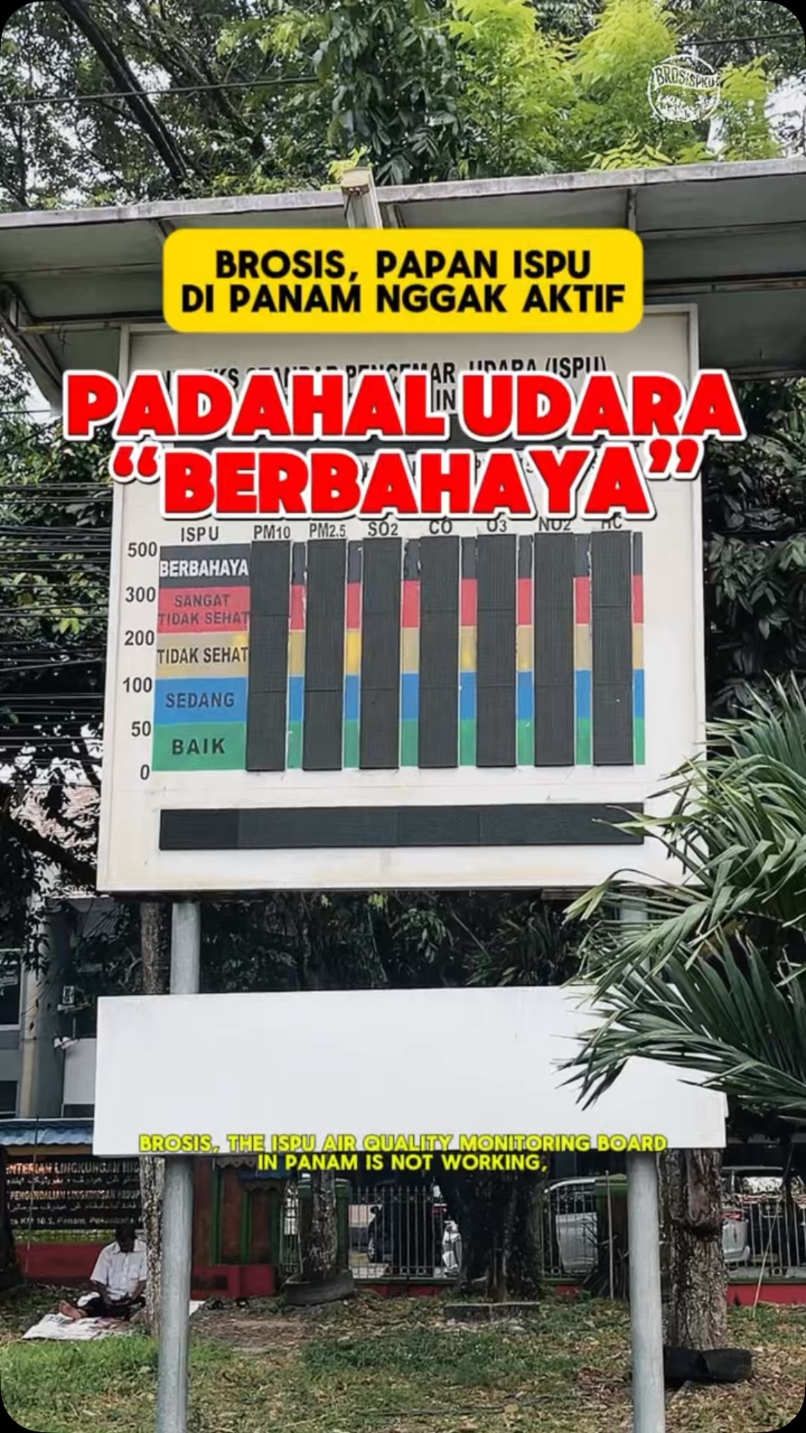 Pekanbaru Air Quality Today and Panam ISPU Station Status