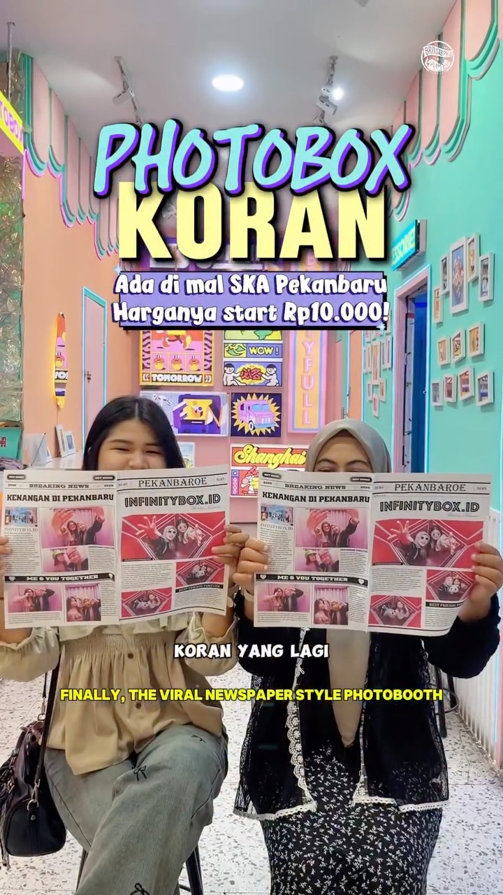 Temukan Photobox Koran Viral di Pekanbaru