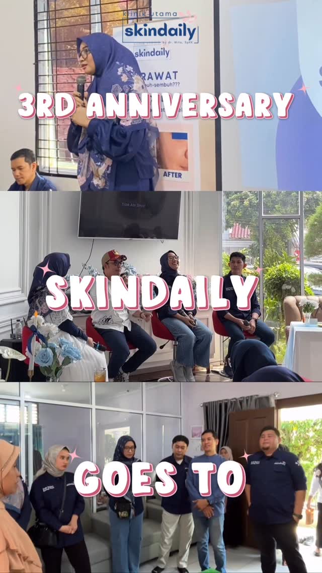 Rayakan HUT ke-3 Skindaily Clinic di Pekanbaru