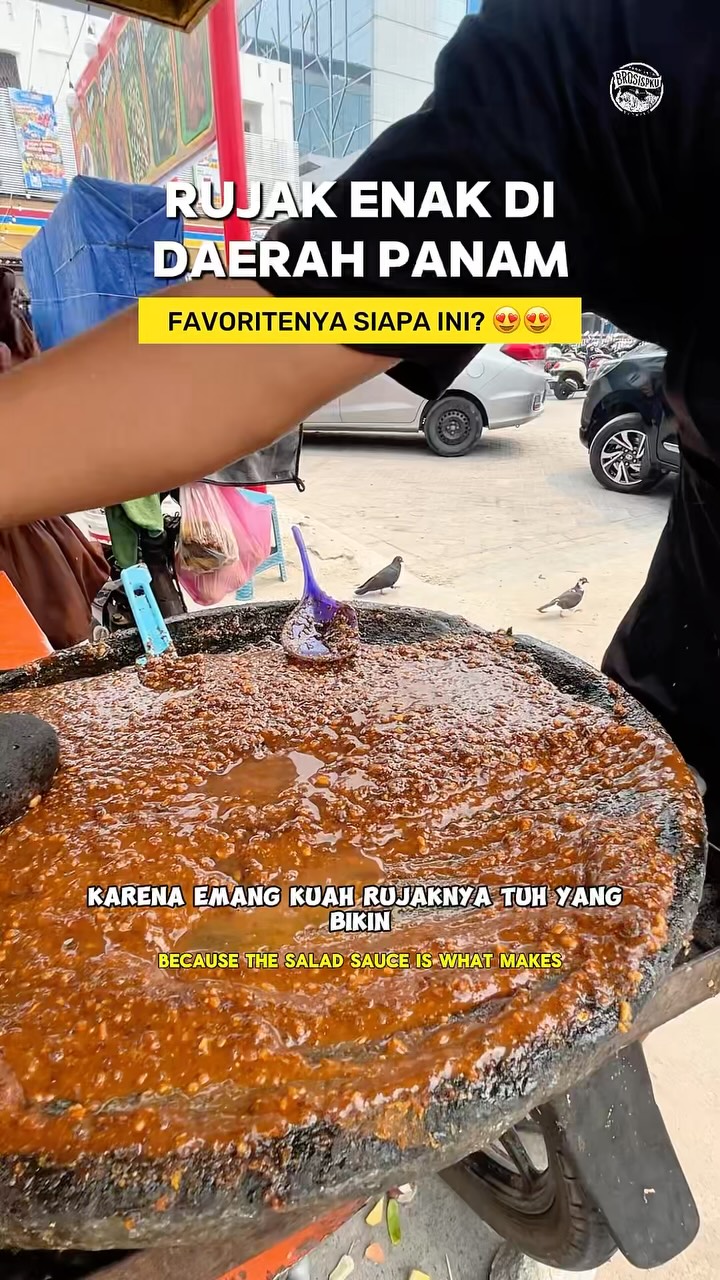 Rujak Panam Pekanbaru yang wajib dicuba