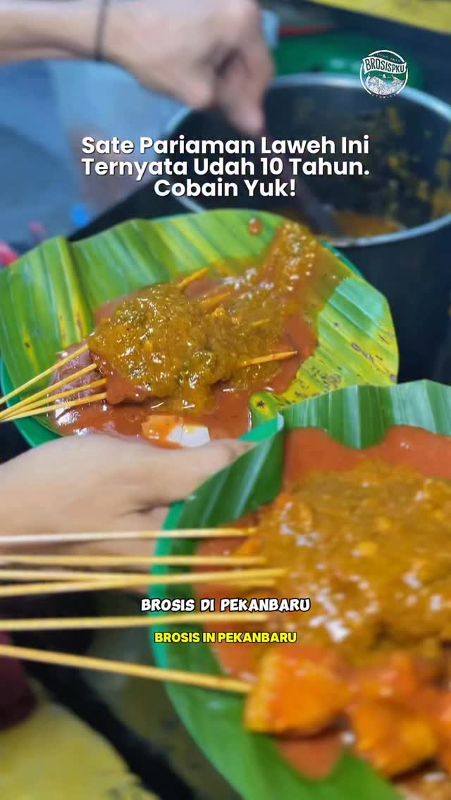 Nikmati Sate Pariaman Otentik di Pekanbaru