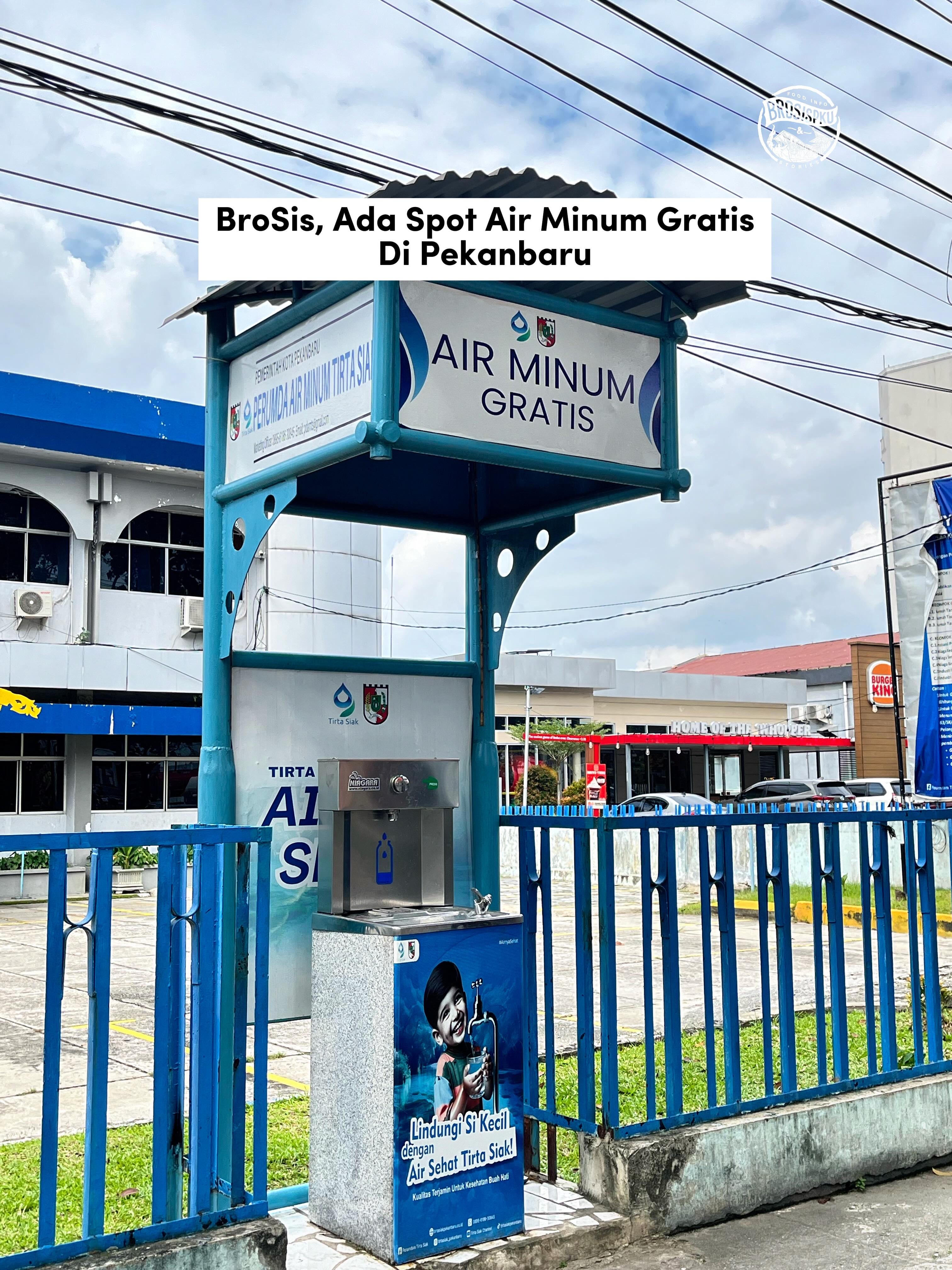 Tempat Air Minum Percuma di Pekanbaru