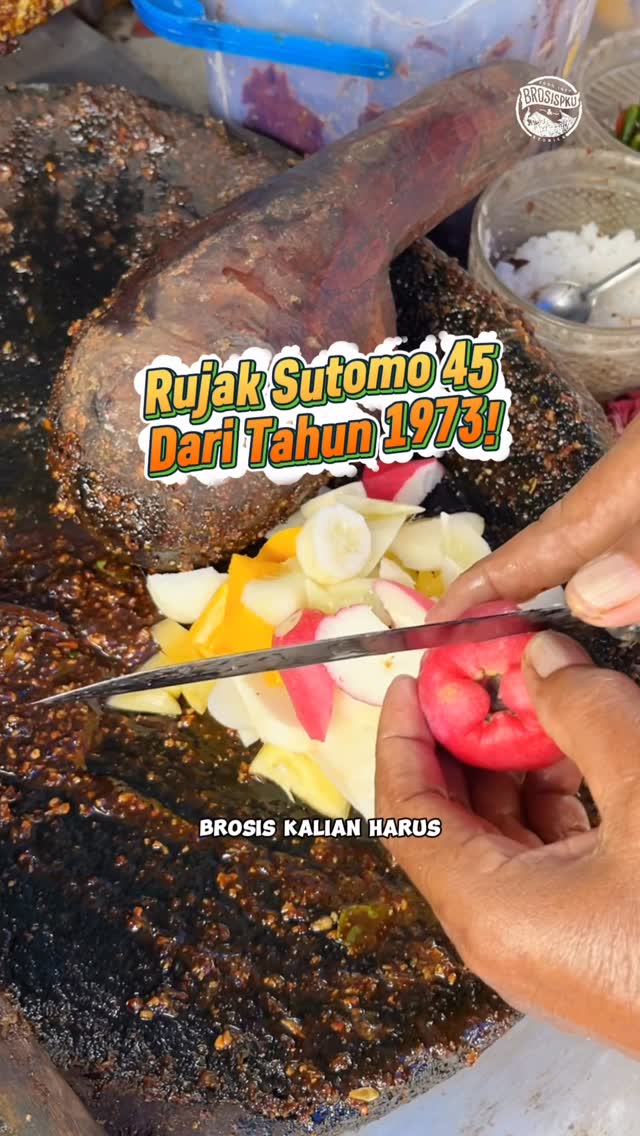 Warisan Rujak Sutomo 45 di Pekanbaru