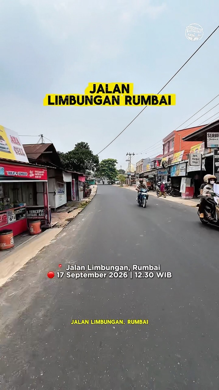 Jalan Limbungan Rumbai Pekanbaru Kini Diturap Licin