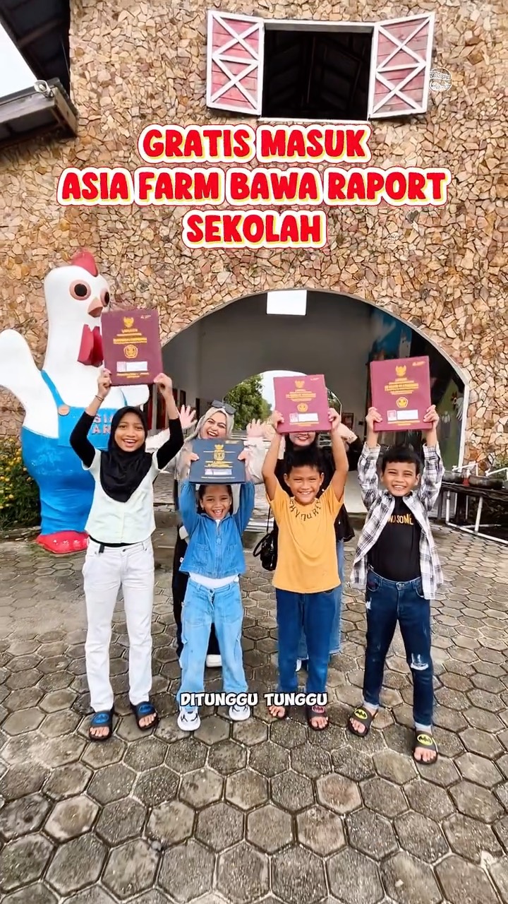 Asia Farm Pekanbaru: Free Entry with Report Card
