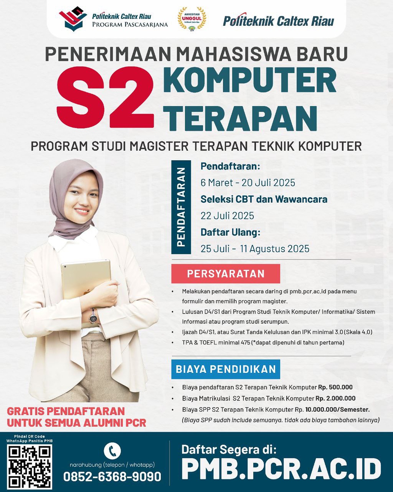 Magister Terapan Teknik Komputer di Pekanbaru