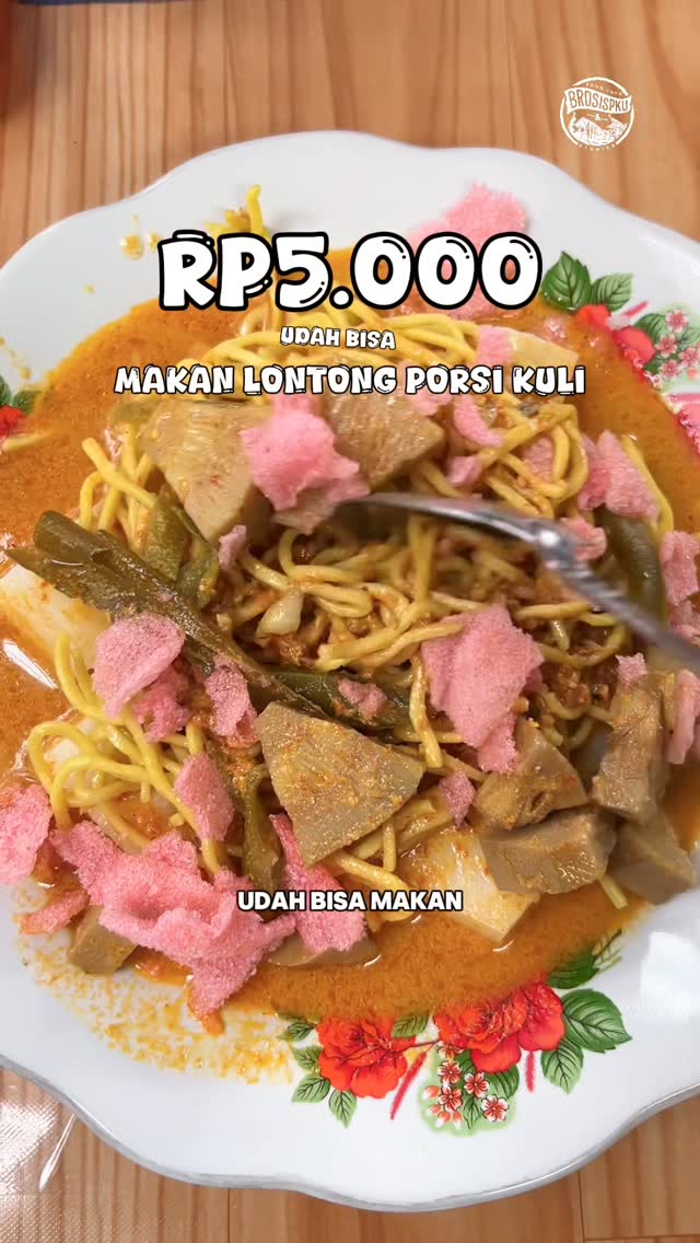 Sarapan Murah Pekanbaru: Lontong Sayur Rp5.000