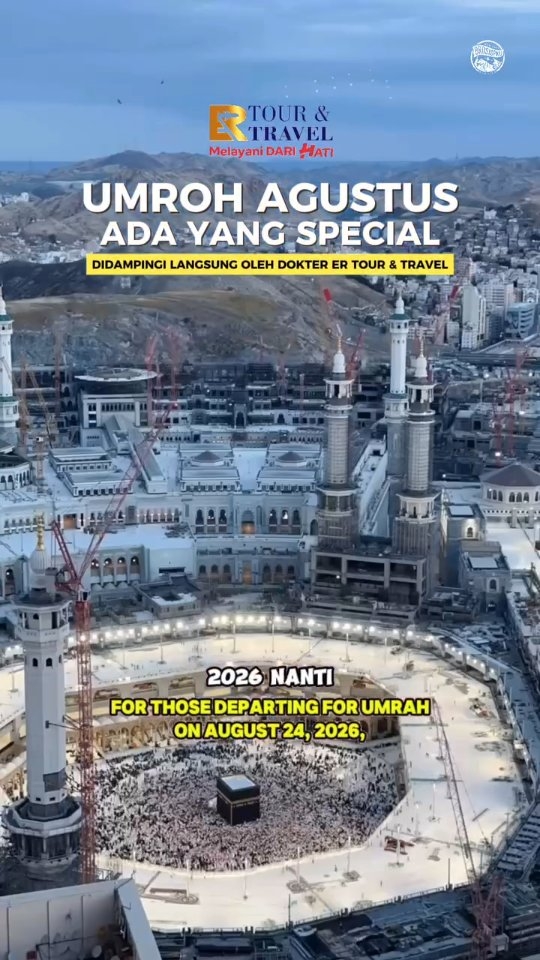 Paket Umroh 24 Agustus 2026 di Pekanbaru