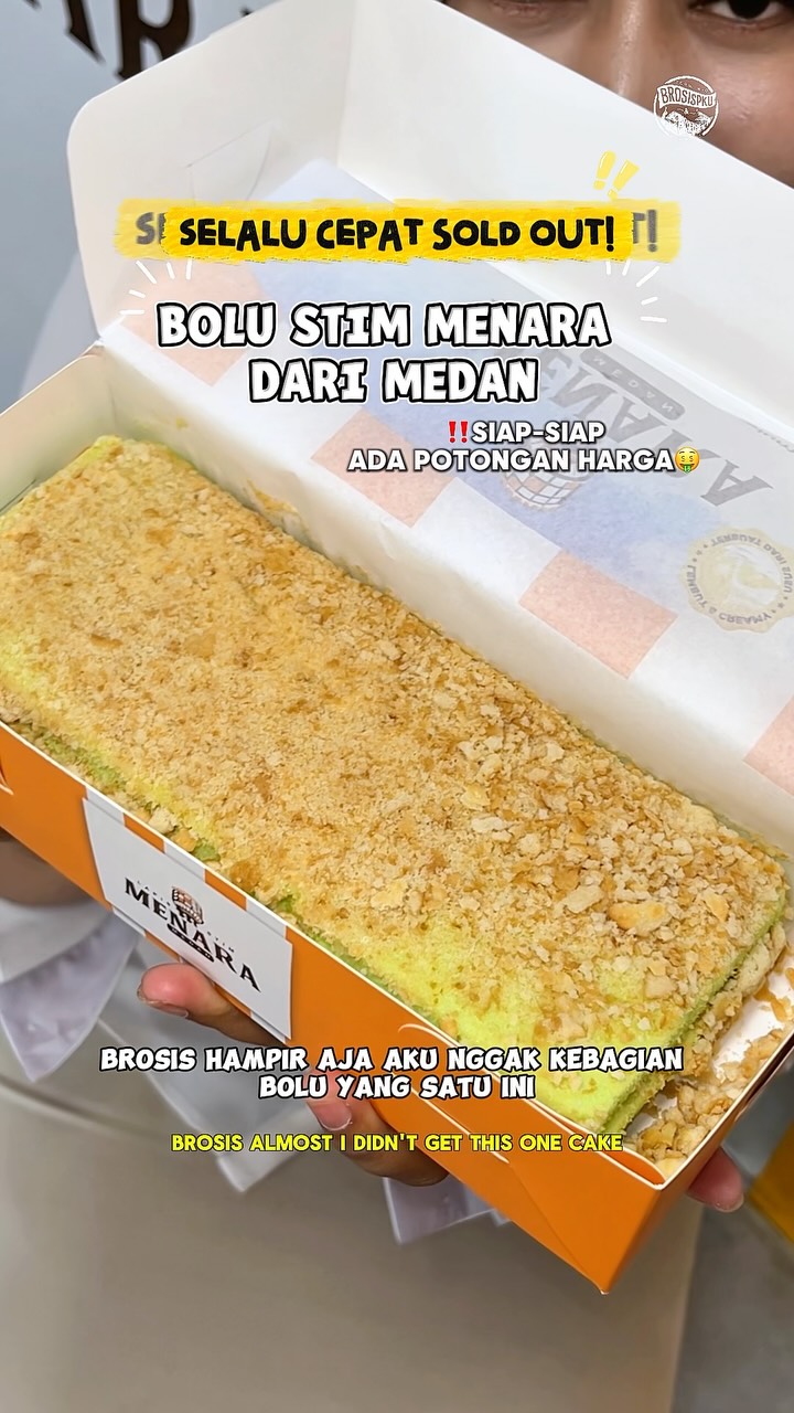 Bolu Stim Menara Pekanbaru: Nikmatnya Bolu Awan