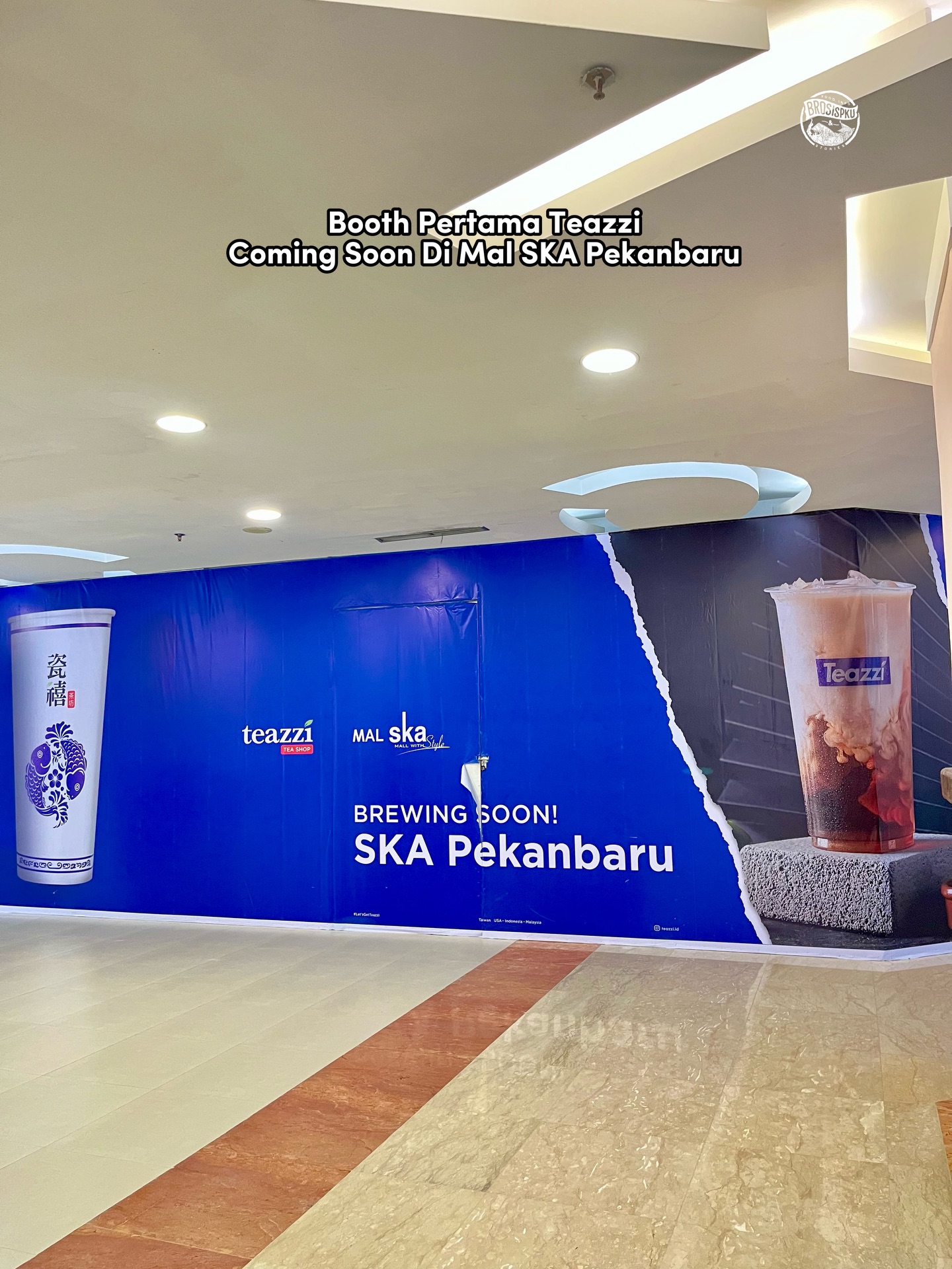 Kabar gembira untuk Warga Pekanbaru nih. Coming Soon Teazzi akan buka booth pertamanya, di Mal SKA pekanbaru😍

Gak perlu nungguin event lagi kalau mau cobain. Siapa nih yang gak sabar buat cobain🙌🏻
_
Teazzi
@teazzi.id
📍 Mal SKA Pekanbaru, Lantai 1
_
🔥 Ada apa di Pekanbaru? Cek review @brosispku

🌟 Cek beragam highlight di Instagram @brosispku

🍻 Ingin tampil di brosispku? Hubungi WA tim iklan @brosispku di bio

🌐 Follow juga IG: @brosiskerja @brosisdeal @brosisid @brosisproperty

#brosispkucontentagus 
#BroSis #kulinerpekanbaru #MalSKAPekanbaru #BroSisPKUTeazzi