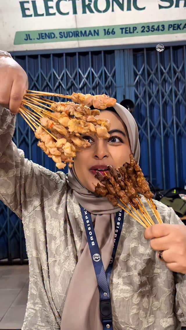 Sate Asin Malam di Pekanbaru
