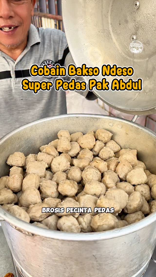 Nikmati Bakso Ndeso Super Pedas di Pekanbaru