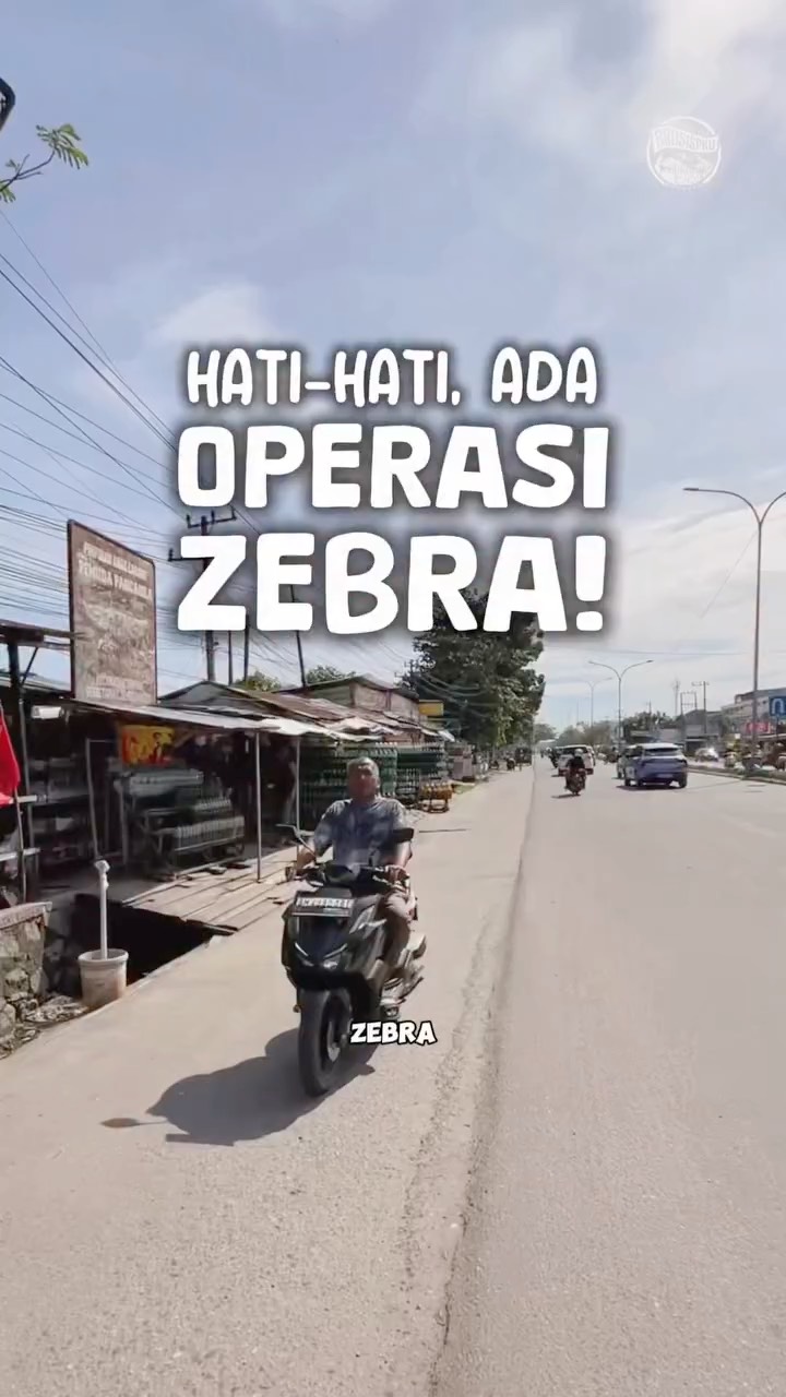 Safe Riding in Pekanbaru During Zebra Operation