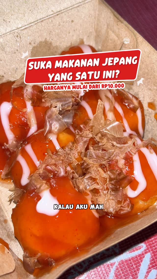 Pekanbaruの屋台たこ焼き