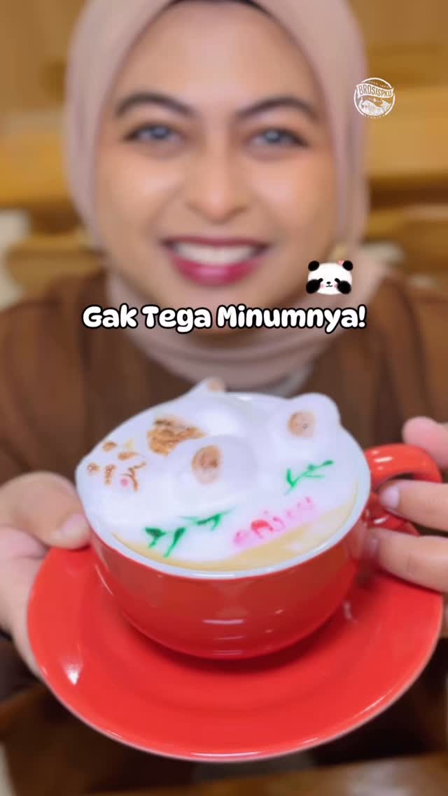 Kopi 3D Lucu di Lucky Kafei Pekanbaru