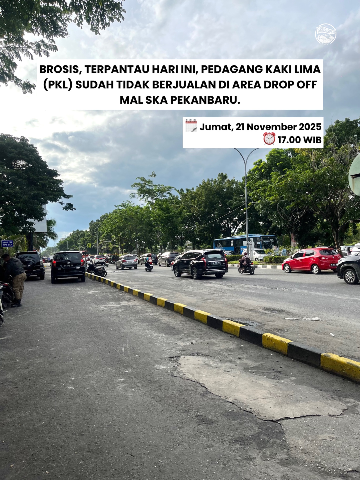Drop-Off Mal SKA Pekanbaru Kini Lebih Lapang