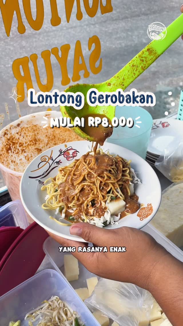 Lontong Gerobak Lezat di Pekanbaru