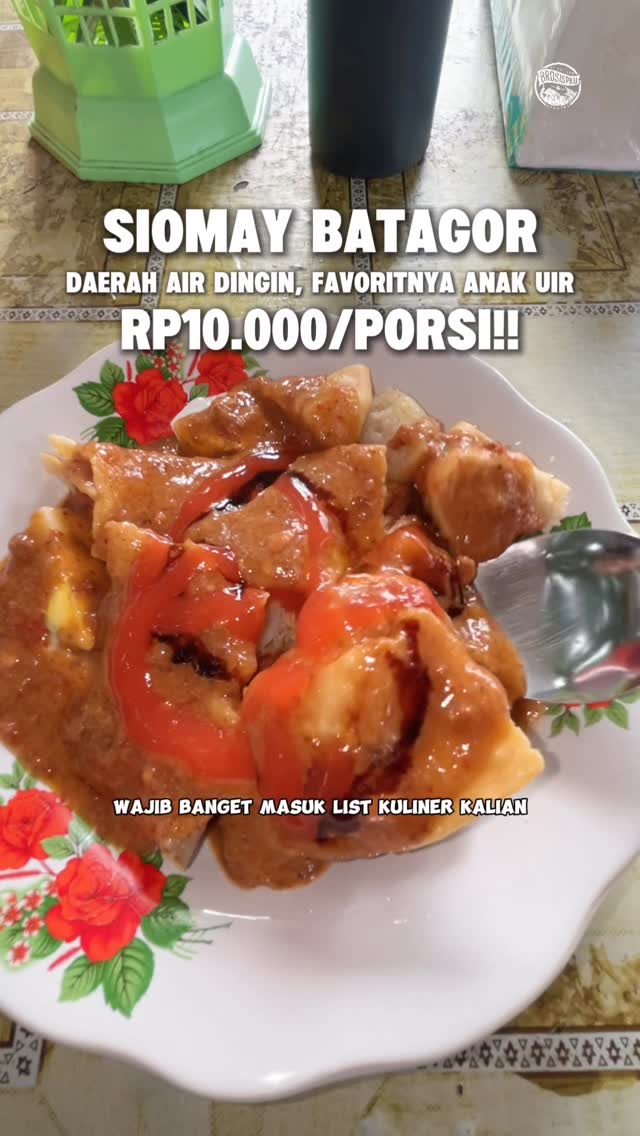 Siomay Batagor Pekanbaru di Jalan Air Dingin