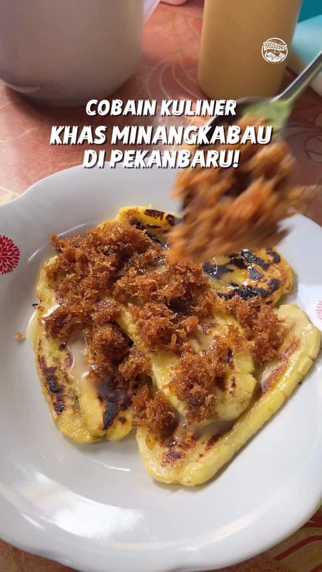 Authentic Pisang Panggang Santan in Pekanbaru