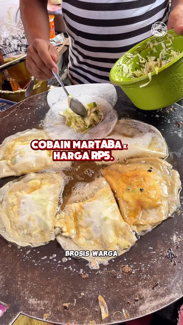 Rp5,000 Egg Martabak in Pekanbaru