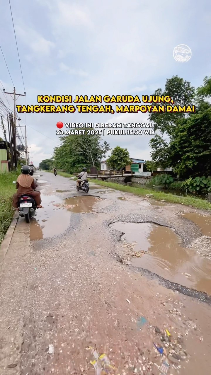 Waspadai Kondisi Jalan Garuda Ujung Pekanbaru