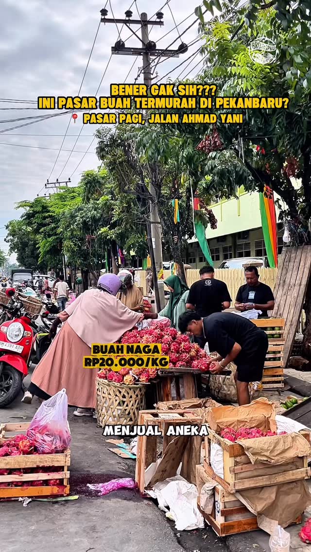 Cheapest Fruits Market in Pekanbaru