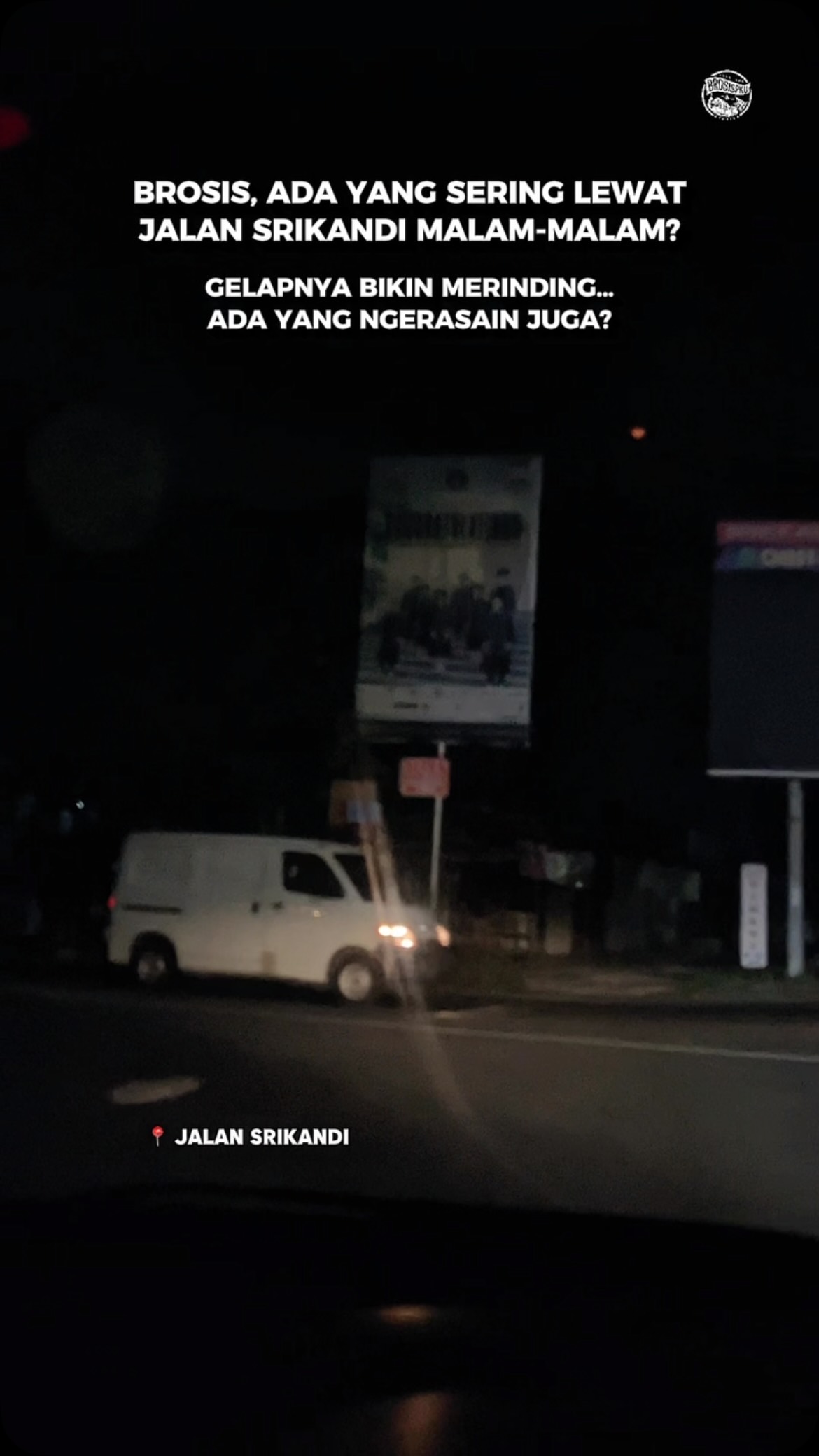 Jalan Srikandi Pekanbaru Minim Penerangan Saat Malam