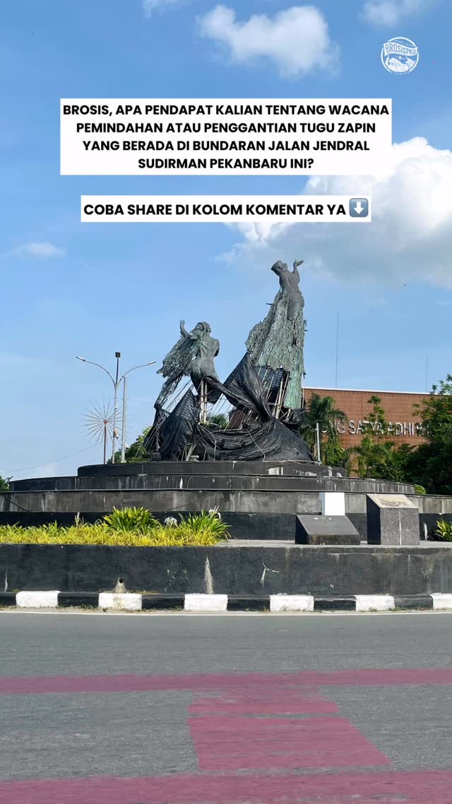 Rencana Relokasi Tugu Zapin di Pekanbaru