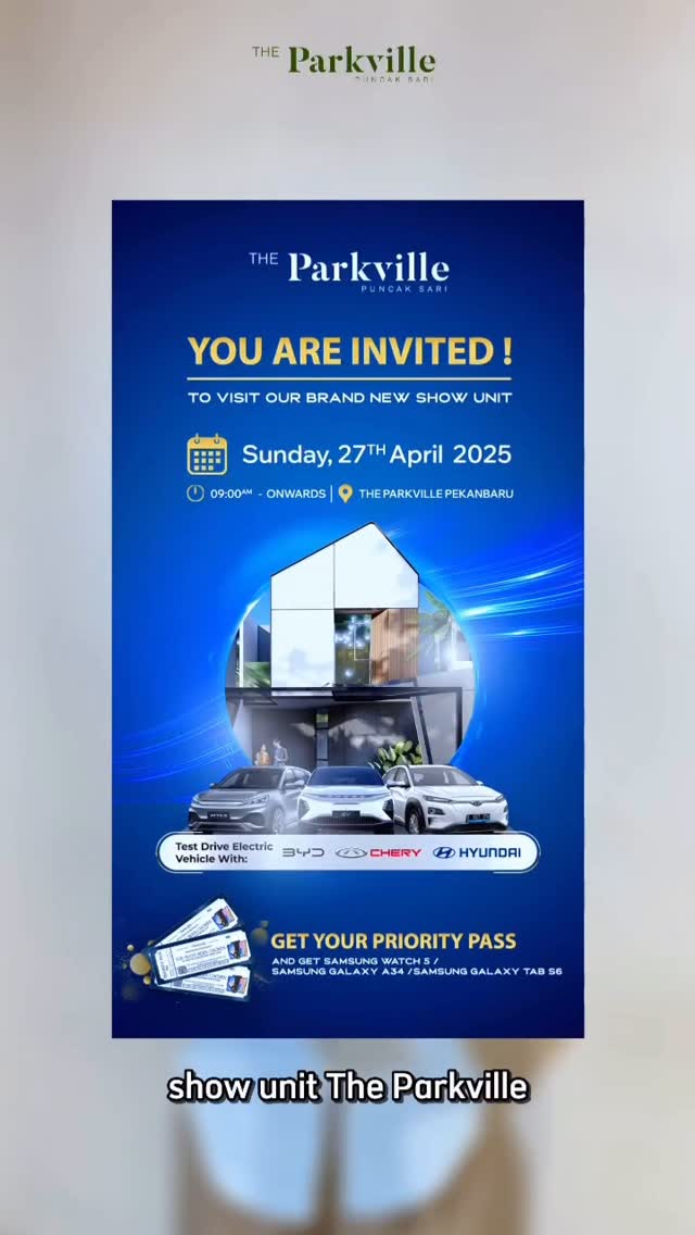 Open House The Parkville Pekanbaru Hunian Modern