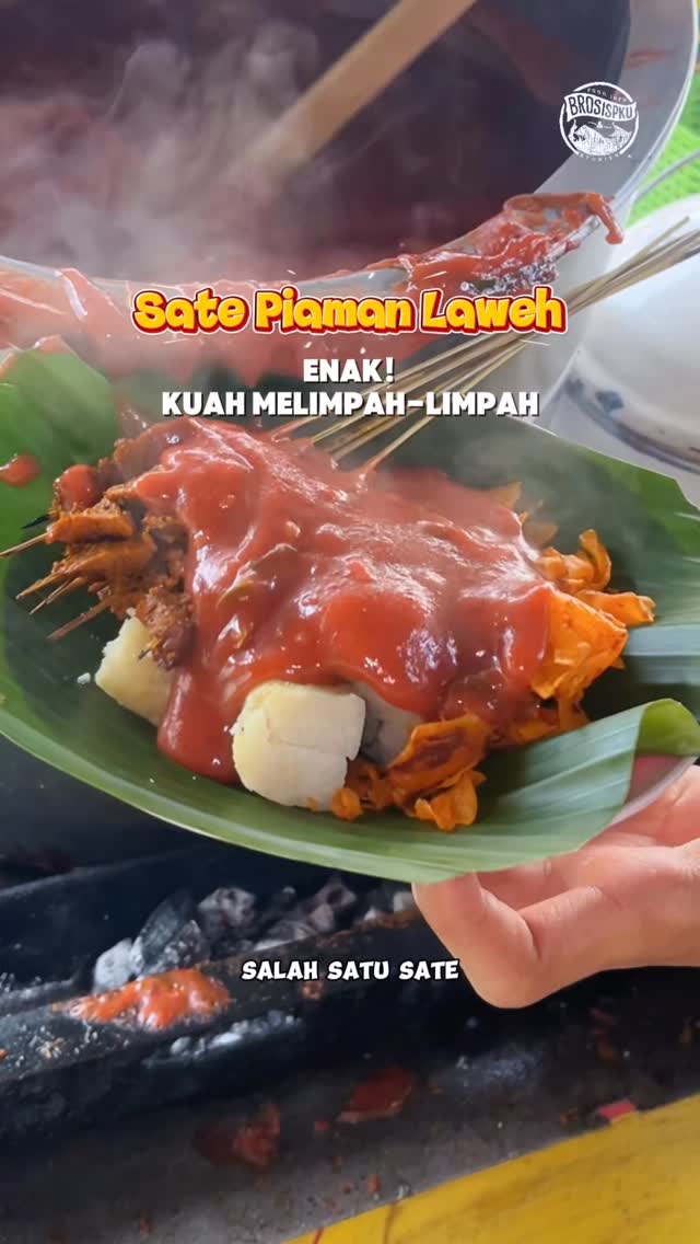 Sate Piaman Pekanbaru dengan Kuah Pekat