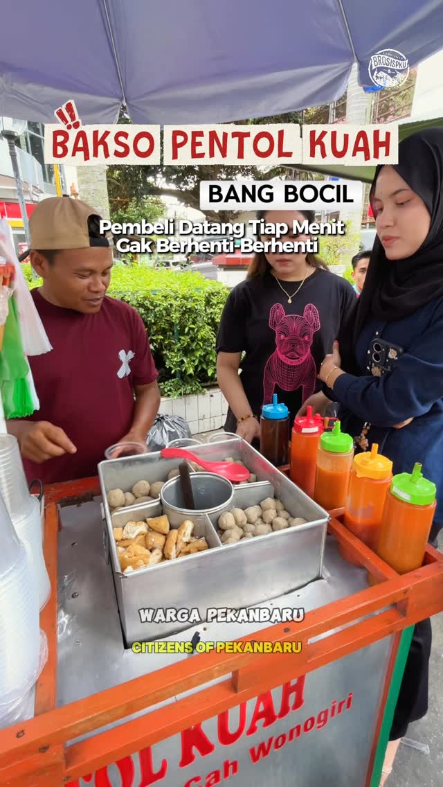 Nikmati Pentol Kuah Bang Bocil Pekanbaru