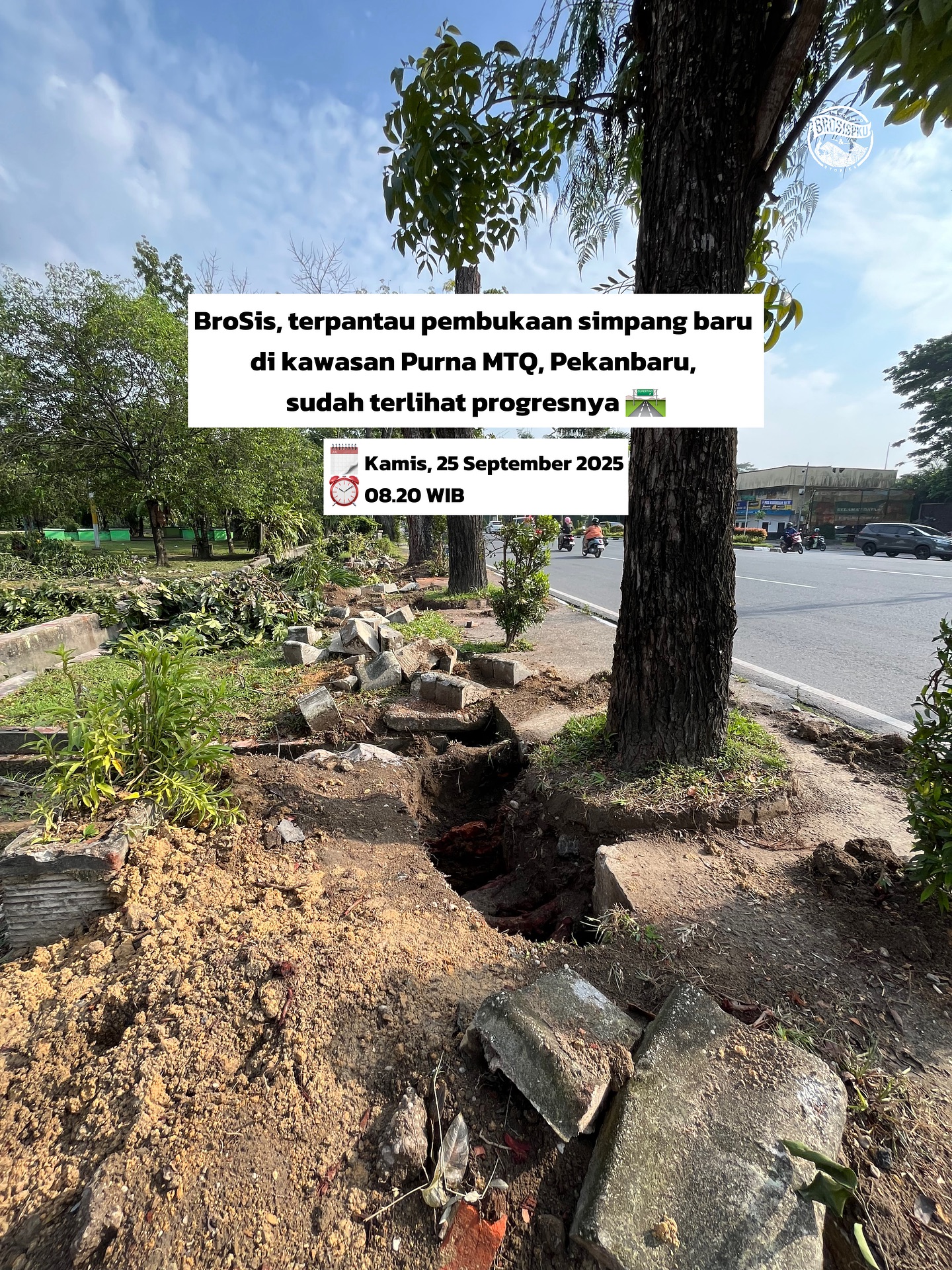 New Access to Simpang Arifin Park in Pekanbaru