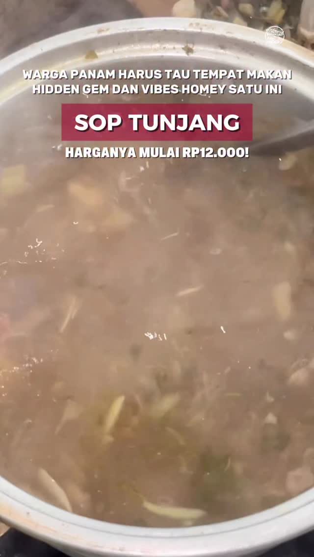 Nikmati Sop Tunjang Otentik di Pekanbaru