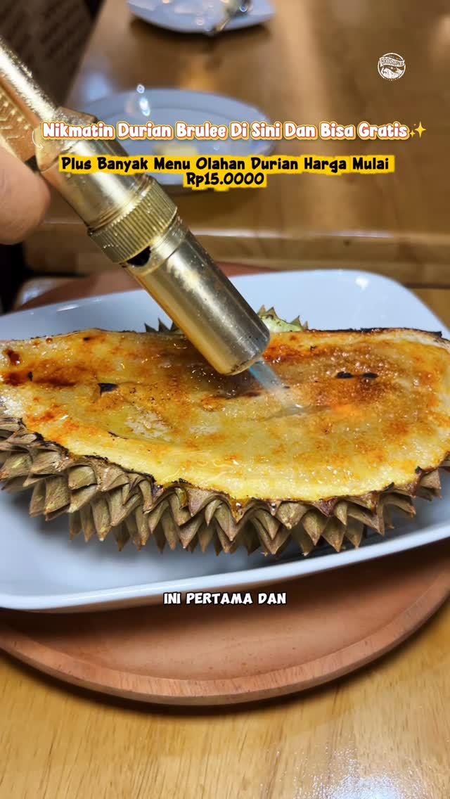 Cicip Durian Brulee Premium di Pekanbaru