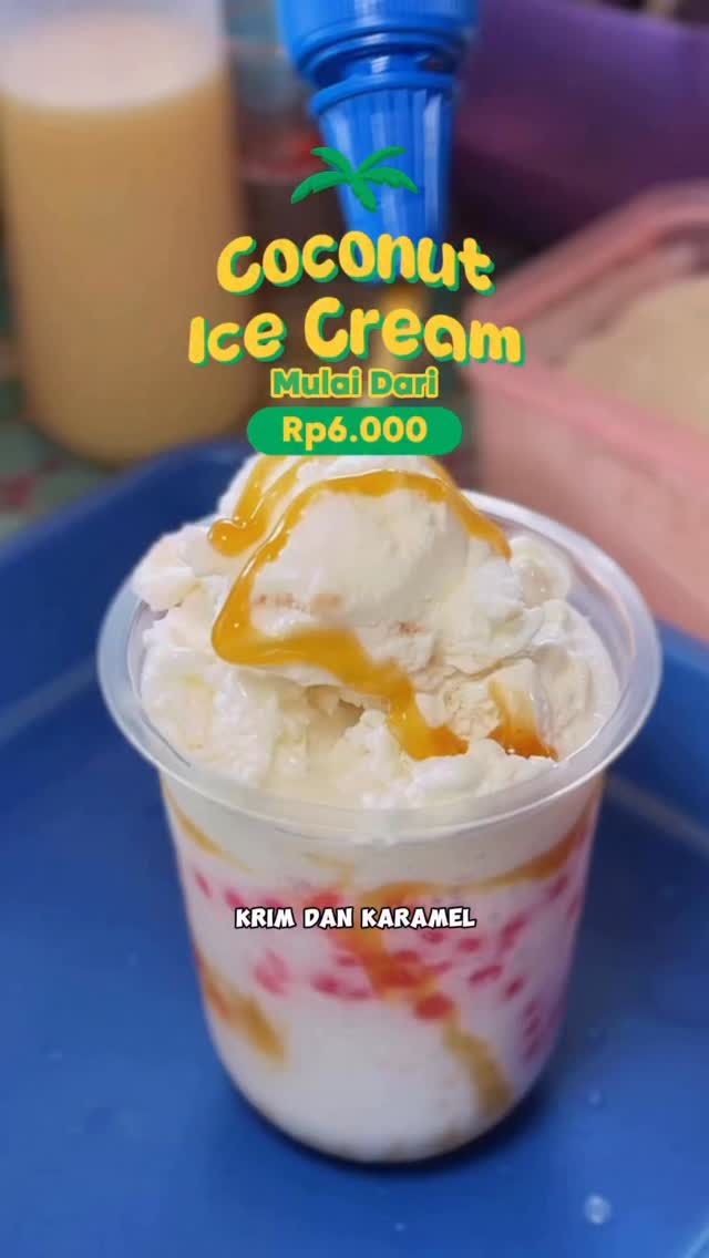 Pekanbaru의 코코넛 아이스크림 탐방