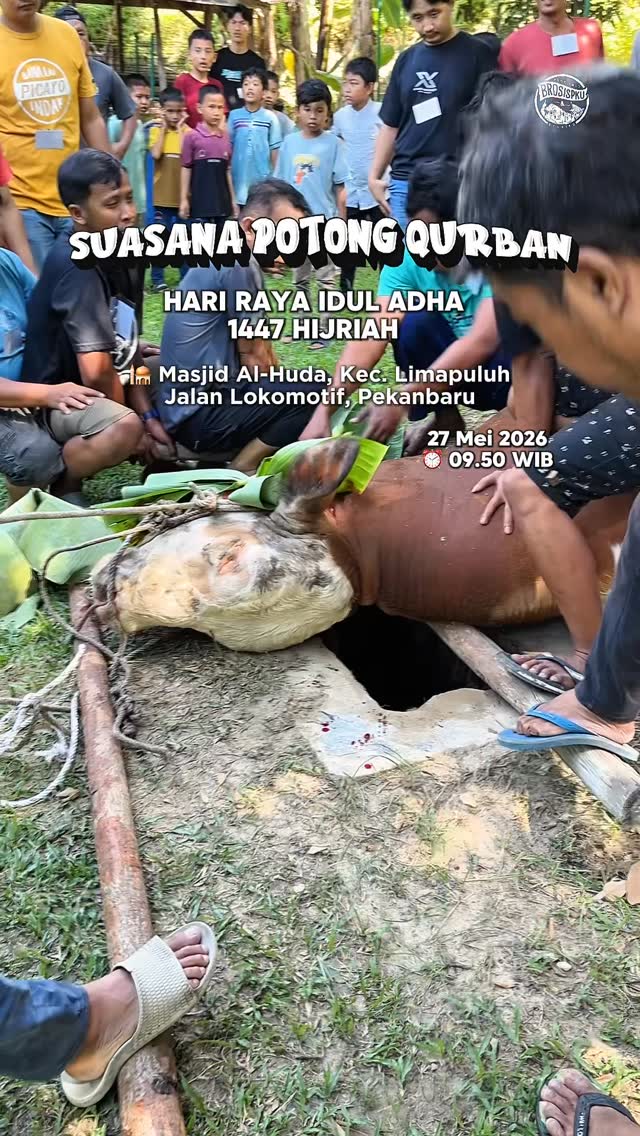 Qurban Eid al-Adha Atmosphere in Pekanbaru
