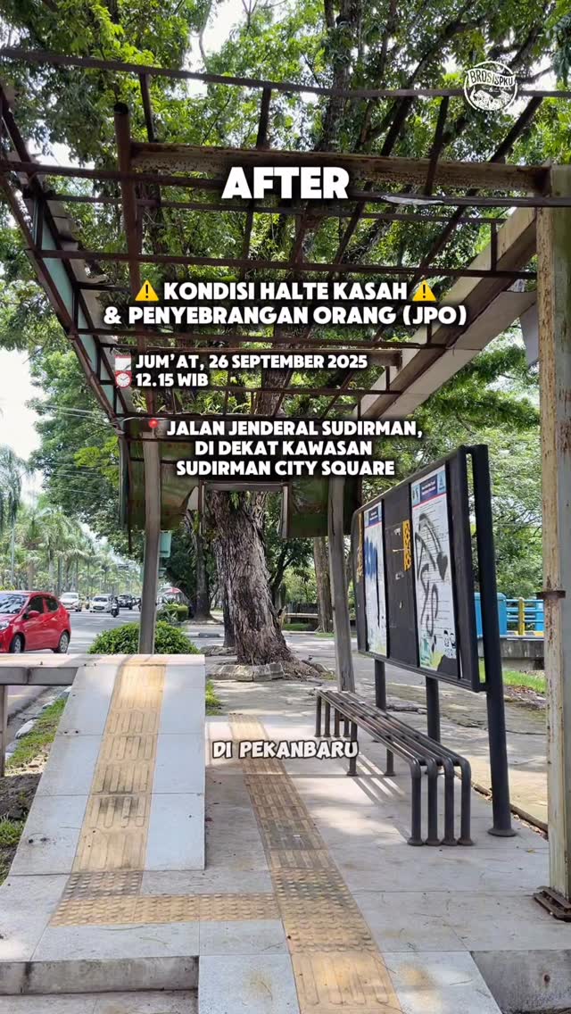 Kondisi Halte & JPO Pekanbaru Terkini