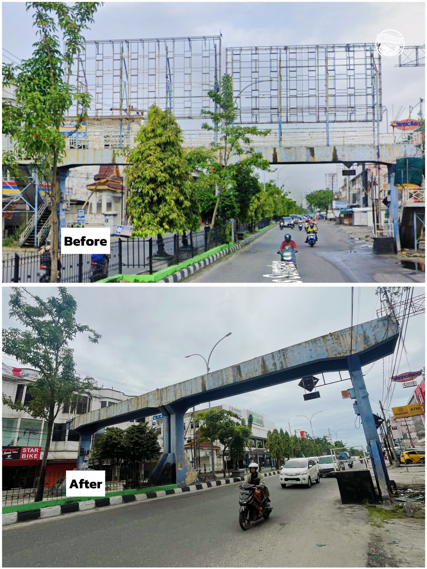 Jalan Tuanku Tambusai Pekanbaru Kini Lebih Luas