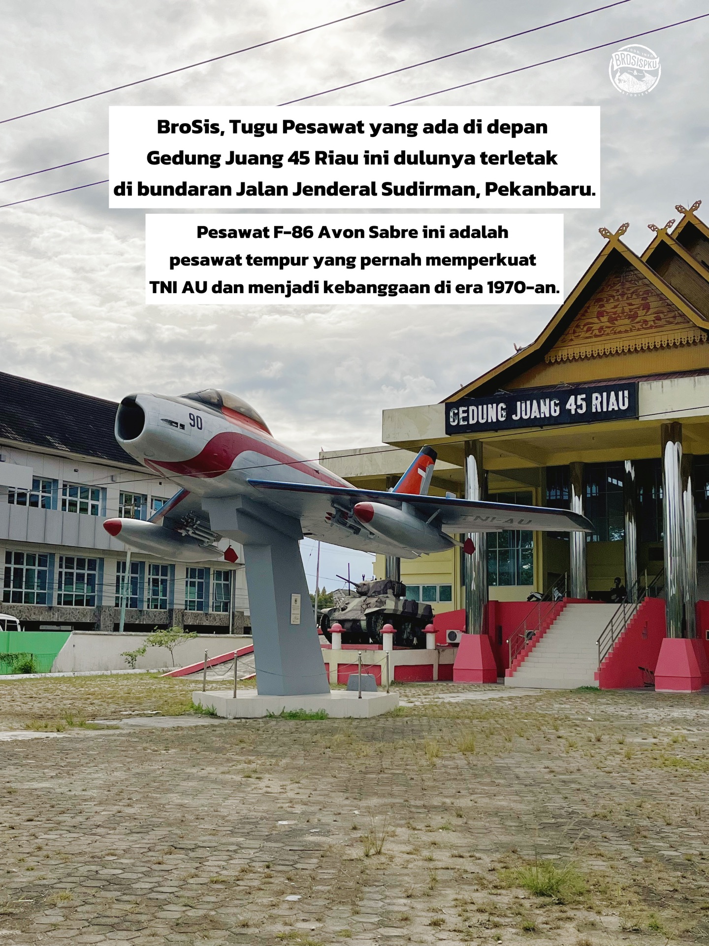 Jejak Sejarah Tugu Pesawat Pekanbaru