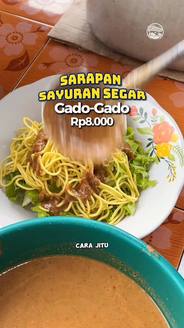 Sarapan Gado-Gado Segar di Pekanbaru